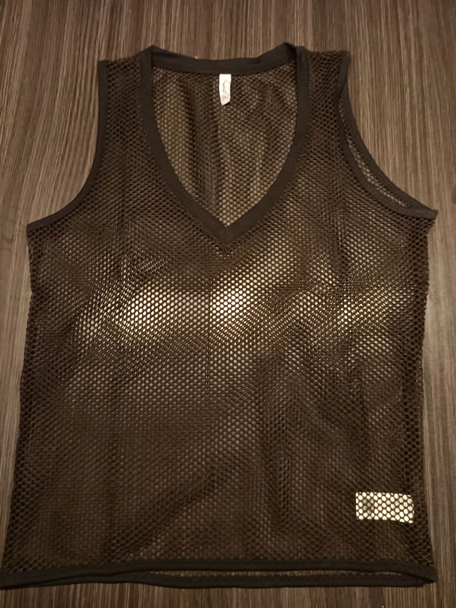 Gebreide heren-tanktop zwart – photo 3